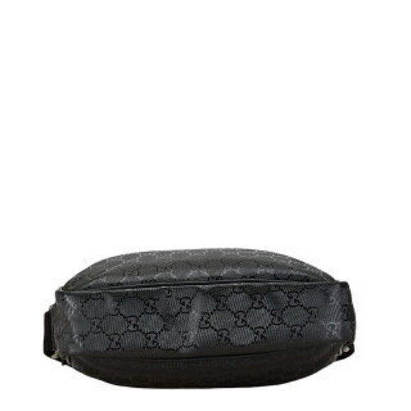 Gucci GG Implement Pochette Crossbody Shoulder Bag Black Leather - Picture 4 of 8